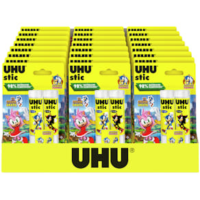 Klebestift UHU stic, 2x21 g, BTS 2025, gelb