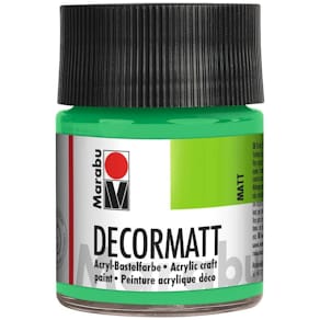 Acrylfarbe Marabu Decormatt, hellgrün, 50 ml
