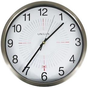 Väggur UNILUX Outdoor Ø35,5 cm grå