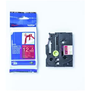 Labeltape Brother 12 mm x 4 m, metallisk, 5 ruller