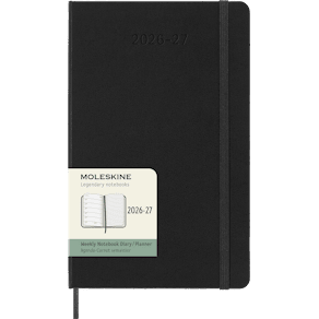 Classic Hard 18M 26/27 Week Note Large Svart