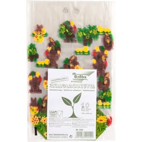 Zellglasbeutel Folia Ostercell, 145 x 235 mm, Osterdruck, 10 St.