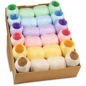 Eiknäuel Präsent Poly Glitter, Ganzjahr, pastell