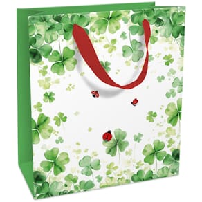 Geschenktragetasche BRAUN+COMPANY Lucky You, 180 x 210 x 80 mm