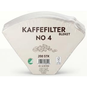 Kaffefilter no.4 bleket (200)