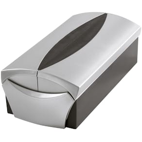 Visitenkartenbox HAN VIP Silber Edition, 12 x 8 x 24,5 cm