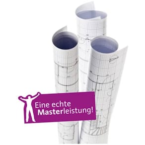 Plotterpapier IGEPA MasterJet CAD, 914 mm x 90 m, 2 Rollen, weiß