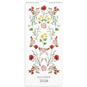 Väggkalender Lilla Blomsterkalender 2026