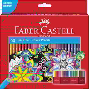 Farbstiftetui Faber-Castell Castle, 60 St., Promo, sortiert