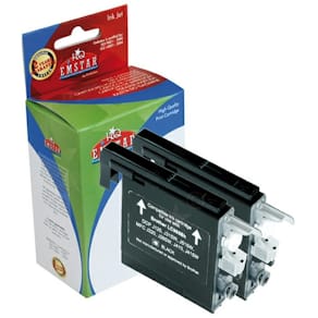 Tintenpatrone EMSTAR, Doppelpack, schwarz