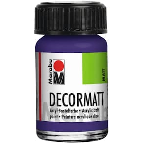 Acrylfarbe Marabu Decormatt, dunkelviolett, 15 ml