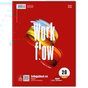 Collegeblock Ursus Style Basic, A4, 80 Blatt, kariert, Lin. 28