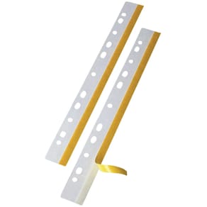 Heftstreifen VELOFLEX Heftfix, selbstklebend, transparent, A4, 10