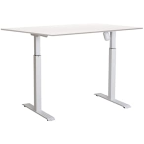 Skrivbord el Easydesk Adapt I 120x80 cm vit