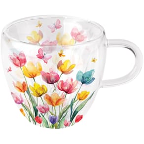 Teeglas Ambiente Fantasy Blumen, 0,2 l