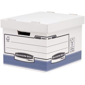 Archivbox Bankers Box R-Kive System, blau/weiß, A4