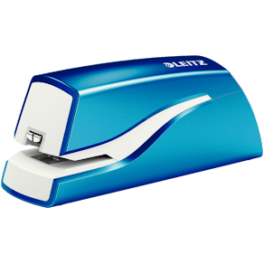 Elhäftare Leitz batteri WOW blå, 10ark