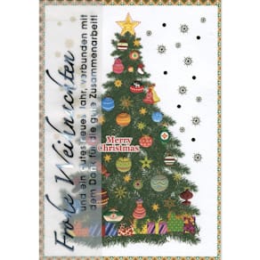 Weihnachtskarten Gute Zusammenarbeit