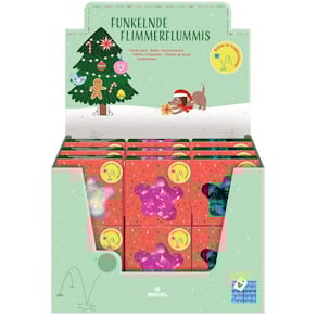 Flummi MOSES. Flimmerflummi, funkelnd, 6,5 cm, sortiert