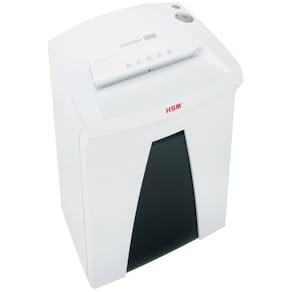 Aktenvernichter HSM Securio B24, weiß, mit Öler, 34 l