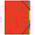 Sorteermap Exacompta, 7-delig, rood, A4