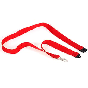 Badgekoord Europel, rood, pak van 10 stuks