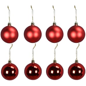 Weihnachtskugeln POSIWIO, outdoor, zum Hängen, 12er-Set