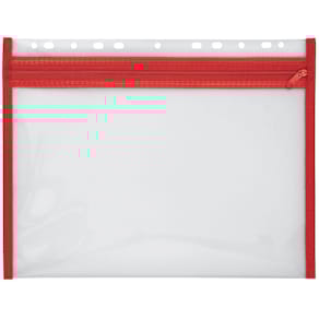 Reißverschlusstasche VELOFLEX VELOBAG XS, 305x230, rot