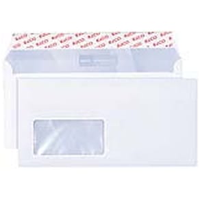 Kuvertierumschlag Elco Premium, 229 x 114 mm, weiß, mit Fenster