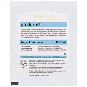 Augenkompresse aluderm+silber DuOcul, steril, 2 Stück