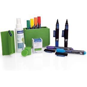 Whiteboard Zubehörset Magnetoplan Essential, grün