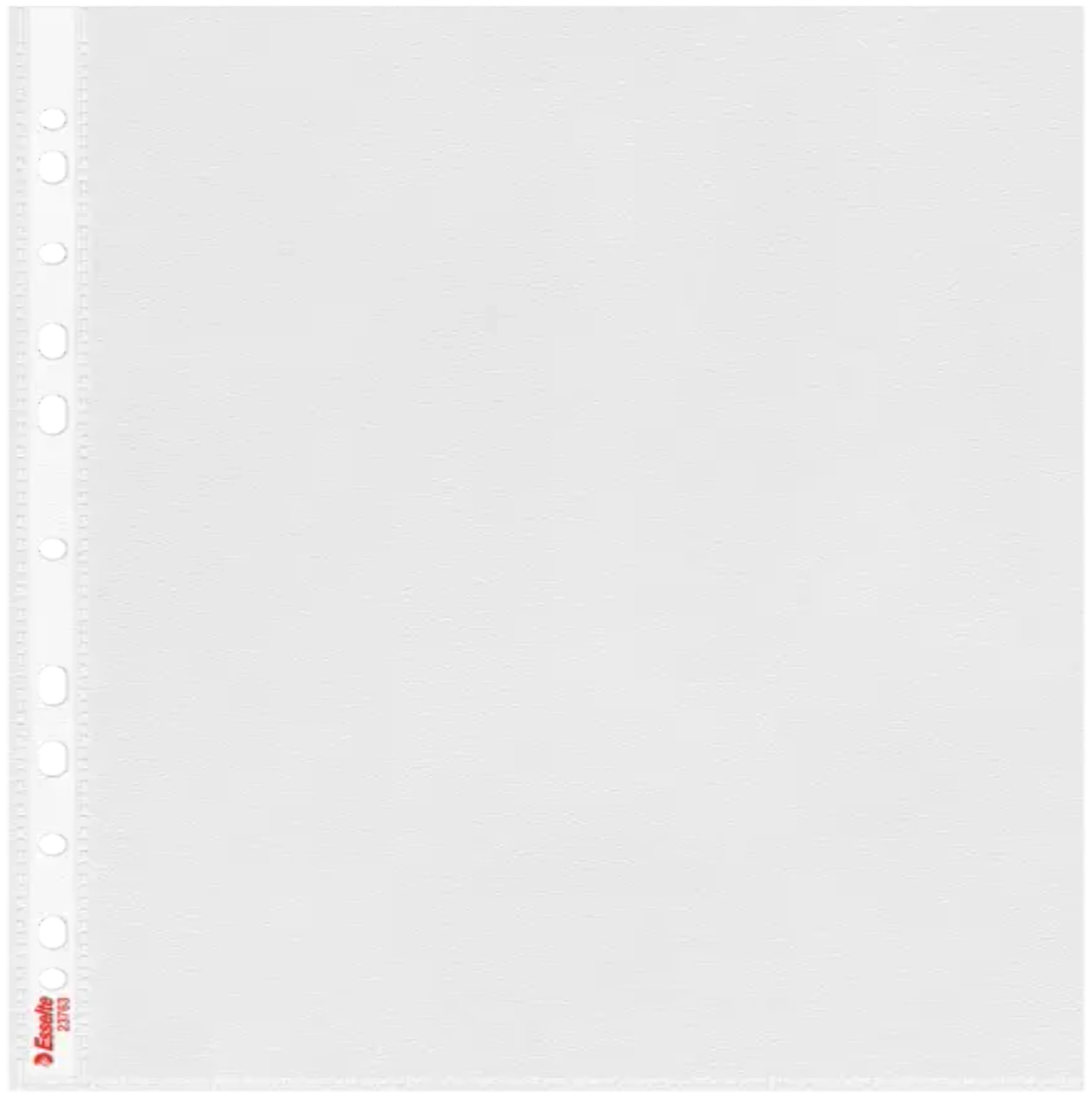 Plastficka ESSELTE A4 Premium Präglad 0.09mm, 100st