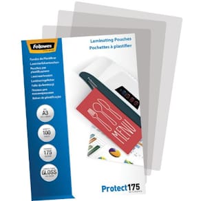 Laminat FELLOWES A3 175mic klar 100/fp