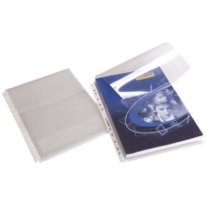 Kataloglommer Elba A4 transparent 180µm PP, 10 stk