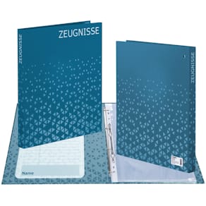 Ringmappe HERMA Zeugnis, blau