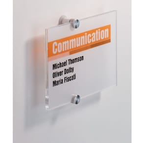 Dörrskylt Durable Crystal Sign A5, 148x210mm