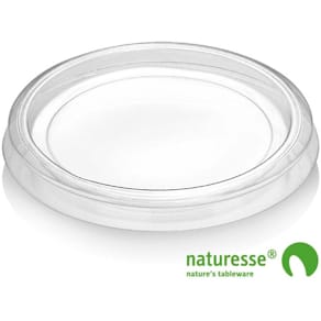 Låg til dressingbæger Duni Ø70, PLA klar, h 26 mm, 100 stk