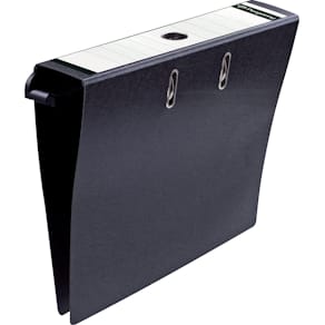 Hangmapordner Pergamy, ft A4, 2 pochettes, karton, rug 8 cm,