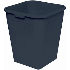 Papirkurv Bantex sort karton, 5 stk