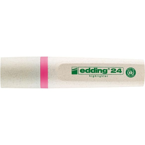 Tekstmarker EDDING 24 EcoLine rosa 10st