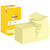 Haftnotizblock Post-it Z-Notes, gelb, 76 x 76 mm, 12x100 Blatt