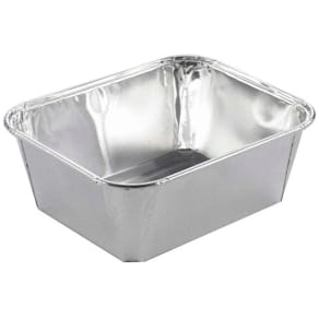 Foliebakke Plus Pack 1-rums alu rektangulær 340 ml, 100 stk