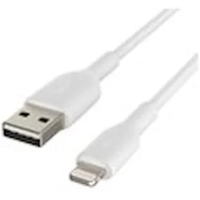 BOOST CHARGE Lightning to USB-A Cable, 1M, White