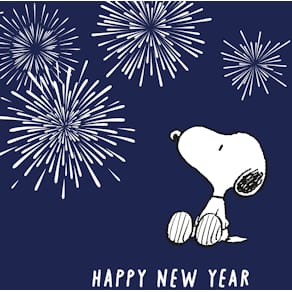 Zelltuchserviette BRAUN + COMPANY Snoopy, Weihnachten