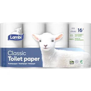 Toalettpapper LAMBI Classic 40/fp