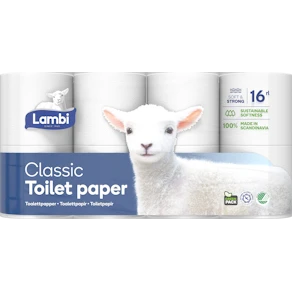 Toalettpapper LAMBI Classic 40/fp