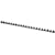 Bindrug Q-CONNECT, 10mm, 21 ringen, 100 stuks, zwart