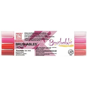 ZIG Brushables MS-7700 4-set RÖD