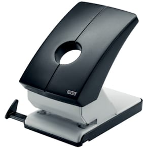 Registraturlocher Novus B 260, schwarz/grau