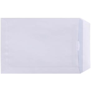 Kuverter kortsideåbning, selvklæbende, hvid, 90 g/m2, 500 stk